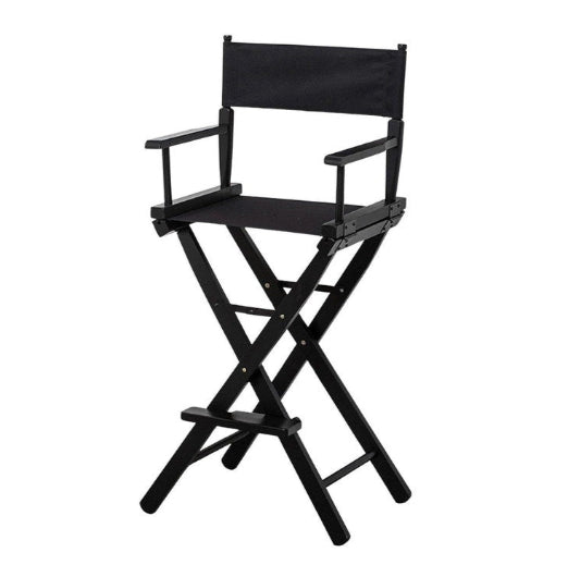 Sarantino Tall Directors Chair - Black