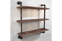 Artiss Floating DIY Pipe Shelf 3 Tiers - ISSA