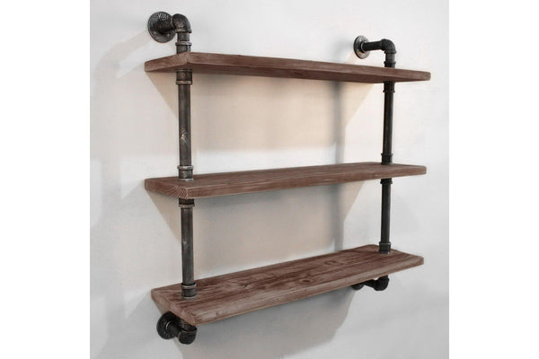 Artiss Floating DIY Pipe Shelf 3 Tiers - ISSA