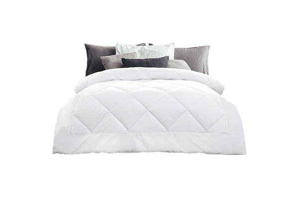 Super King Size Bedding Microfibre Bamboo Quilt Doona Duvet 700GSM Winter White