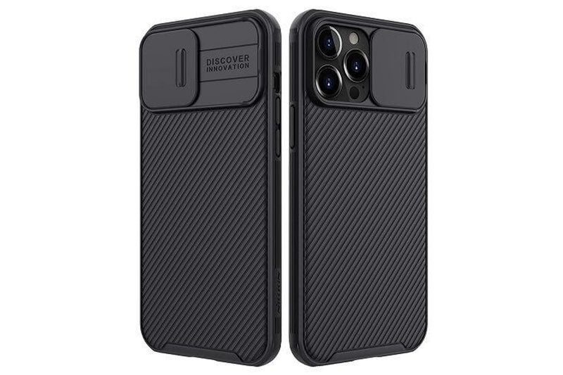 For Apple iPhone 13 Pro Case, CamShield Series Slim Stylish Protective Case with Slide Camera Cover (Black)