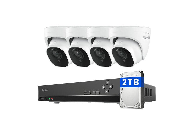 Reolink 5MP PoE Security Camera System 8-Channel NVR with 2TB HDD