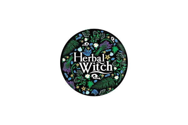 Grindstore Herbal Witch Badge (Multicoloured) (One Size)