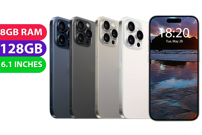 Apple iPhone 15 Pro (128GB, Any Colour, Global Ver) - Excellent - Refurbished