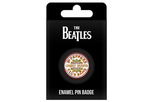 The Beatles Sgt Peppers Club Band Enamel Badge (White/Yellow/Red) (One Size)