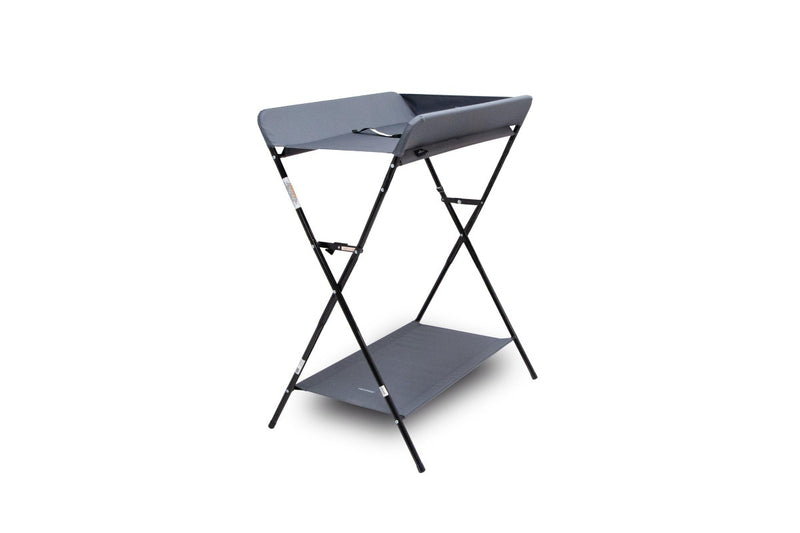 Valco Baby Pax 77cm Changing Table w Storage Shelf Safety Strap 0m+ Smoke Grey