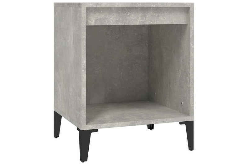 Bedside Cabinet Concrete Grey 40x35x50 cm vidaXL