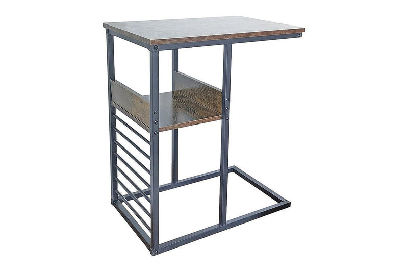 Sofa Side End Table Wooden Shelf Couch Living Nightstand Bedside Tables