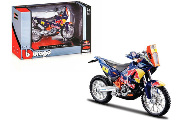 Bburago: 1:18 Red Bull KTM 450 - Dakar Rally