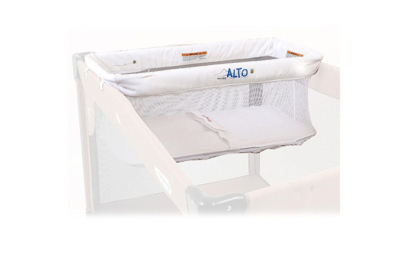 Vee Bee Alto White Newborn Baby Bassinet Hammock for Most Portable Cot Commuter