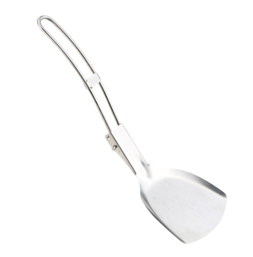 Outdoor Foldable Stainless Steel Picnic Cookware Spatula Camping Supplies Camping Cooking Utensils