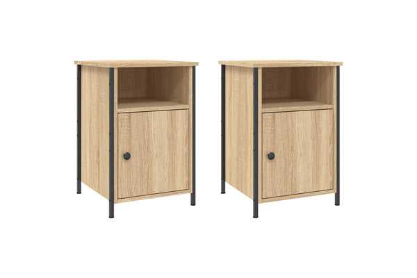 Bedside Cabinets 2 pcs Sonoma Oak 40x42x60 cm Engineered Wood vidaXL