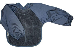 Silly Billyz: Towel Small Long Sleeve Bib - Navy