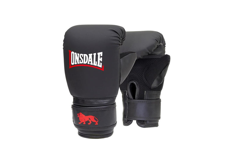 Lonsdale Boxing Punching Training Sparring Bag Gloves Pair Small Medium Black