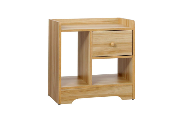 Oikiture Bedside Tables End Table (Wood)