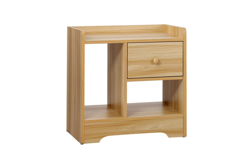 Oikiture Bedside Tables End Table (Wood)