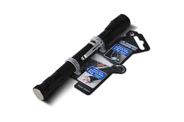 6 Modes Set of 2 LED Head Light Flash Torch Headlamp Black Aluminium Alloy