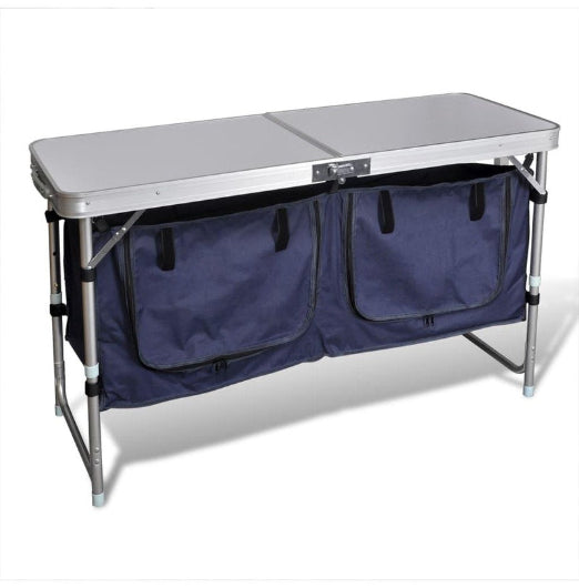 Foldable Camping Cupboard With Aluminium Frame Camping Furniture