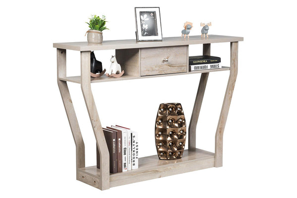 Giantex Console Table Hallway Table Entry Tables Sideboard Display Organiser Gray Wash