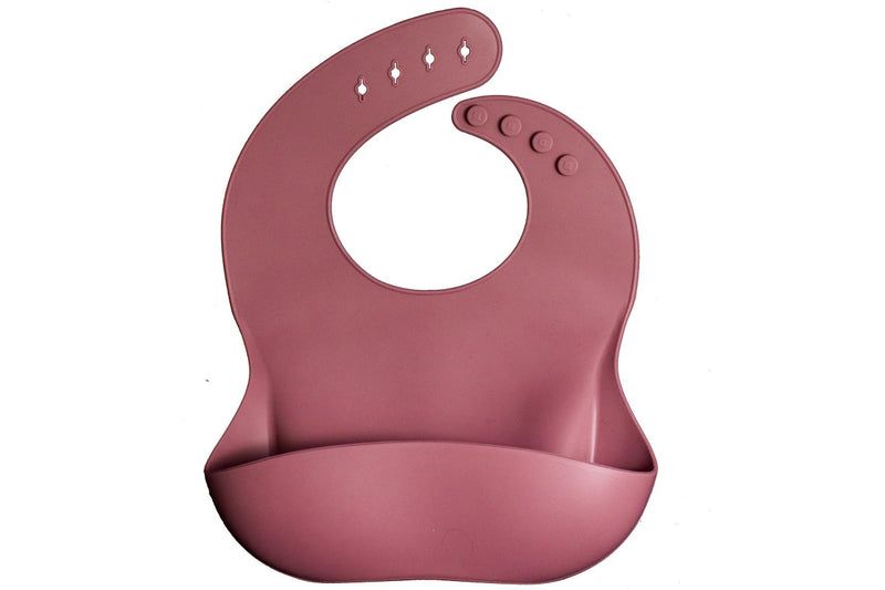Brolly Sheets: Silicone Bib - Bella Blush