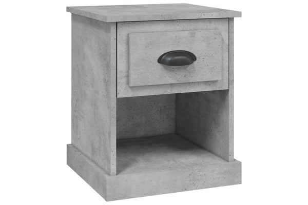 Bedside Cabinet Concrete Grey 39x39x47.5 cm Engineered Wood vidaXL