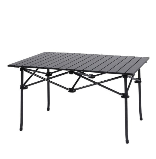 Levede Folding Camping Table Aluminium Black