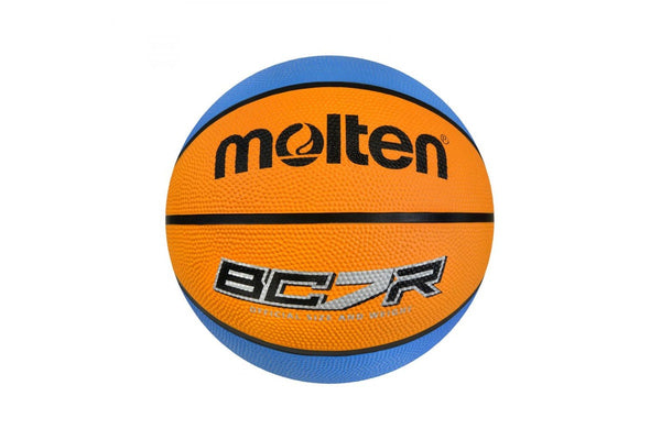 Molten BCR Rubber Basketball Orange / Cyan - Size 6