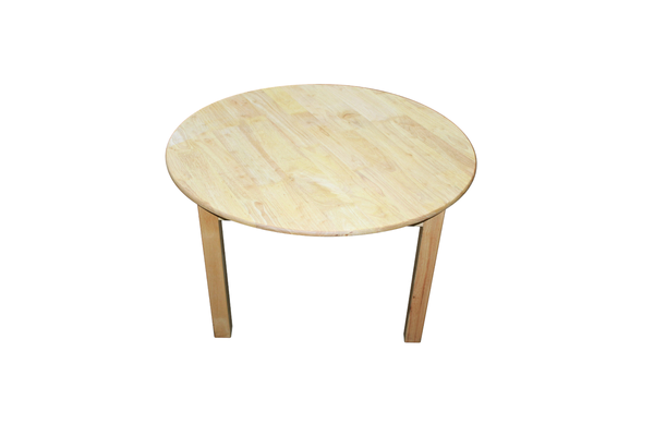 Rubberwood Round Table 90 Kids Tables