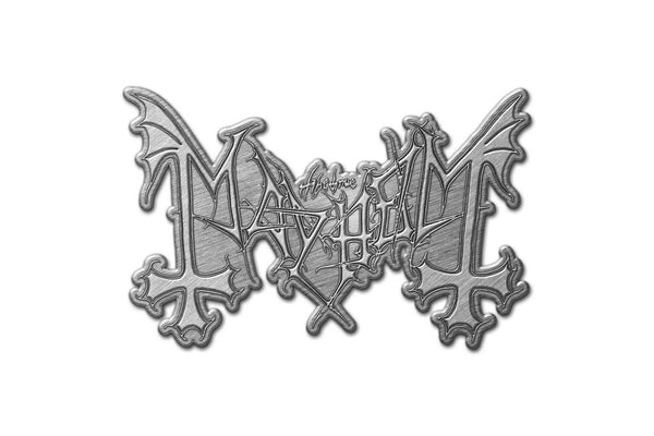 Mayhem Logo Badge (Silver) (One Size)