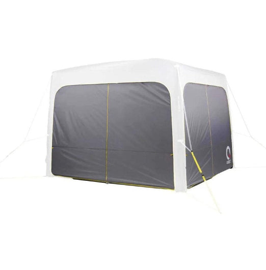 Quest 2-Solid Wall UPF50+ Gazebo Kit w Carry Bag Outdoor Sun Shade White Grey
