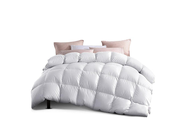 Queen Size Bedding Goose Down Feather Quilt Doona Duvet 700GSM Winter White