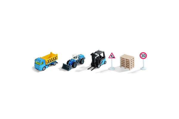 7pc Siku 6336 Construction Site Vehicle Diecast Kids Children Toy Play Set 3y+