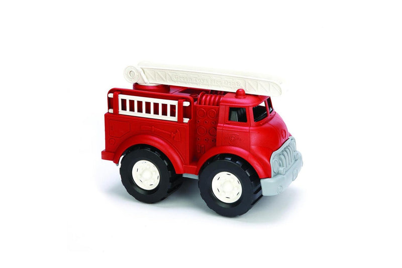 Green Toys Red Fire Truck Kids Childrens Toy Emergency Vehicle Playset 1+