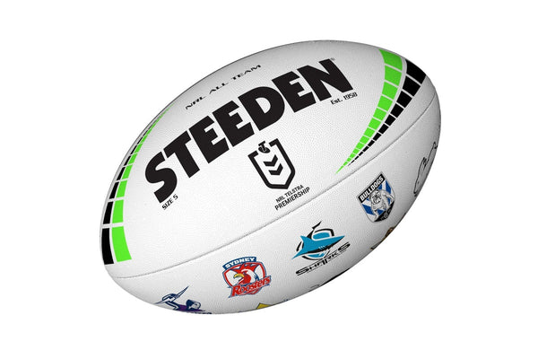 Steeden NRL Team Logos Supporter Ball - Size 5