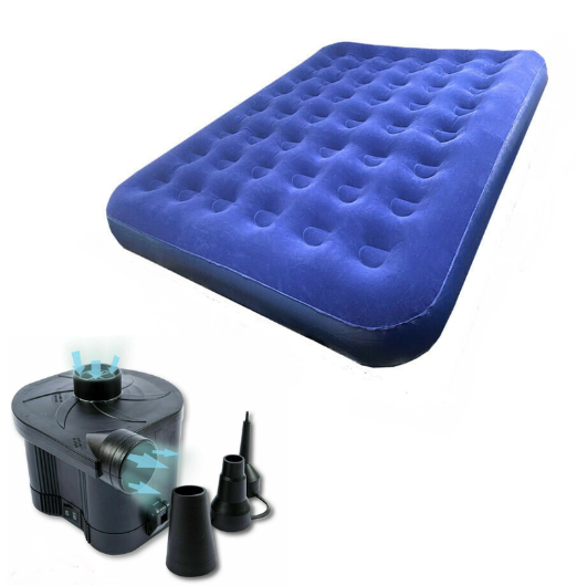 Costcom Queen Size Air Mattress Sleeping Mat Outdoor Camping