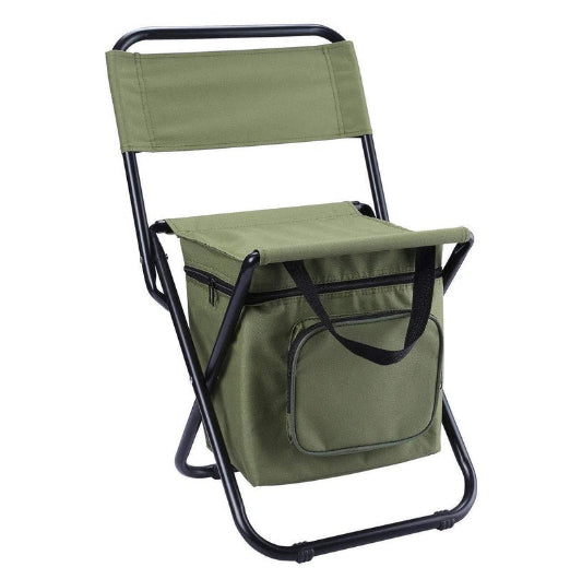 Ape Basics Foldable Camping Fishing Chair - Green