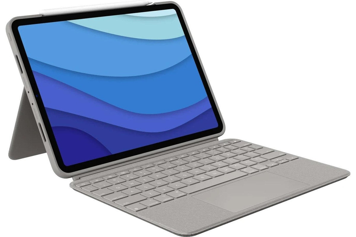 Logitech Combo Touch - Keyboard Case for iPad Pro 11" (1st, 2nd, 3rd & 4th gen) Sand
