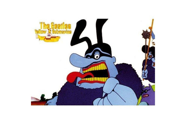 The Beatles Yellow Submarine Postcard (White/Blue) (One Size)