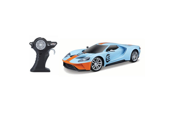 Maisto Tech 1:24 RC Car 2019 Ford GT Heritage 2.4Ghz & USB w Remote Kids Toy 5y+