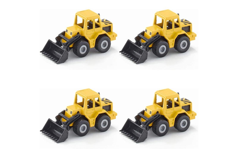 4x Siku 0802 Front Loader Diecast Construction Vehicle Kids Children Toy 3y+