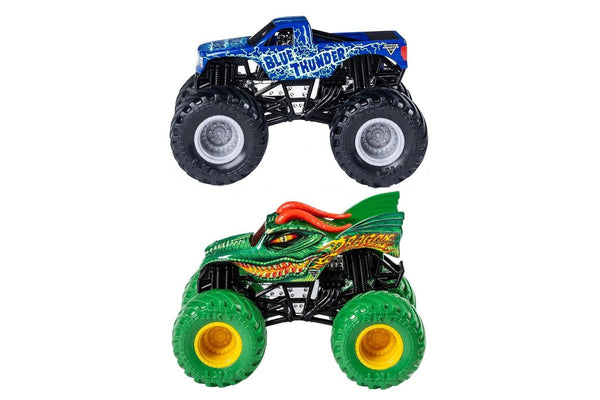 2x Spin Master Monster Jam 1:64 Value Diecast Vehicle Kids Children Toy Asst 3+