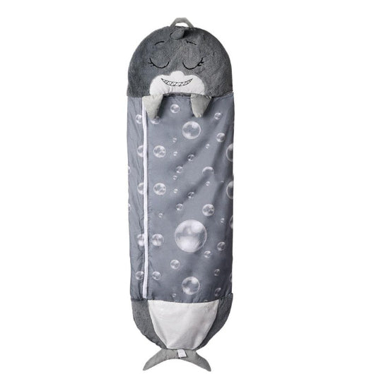 Mountview Sleeping Bag Child Pillow Stuffed Toy Kids Bags Gift Shark 180cm L
