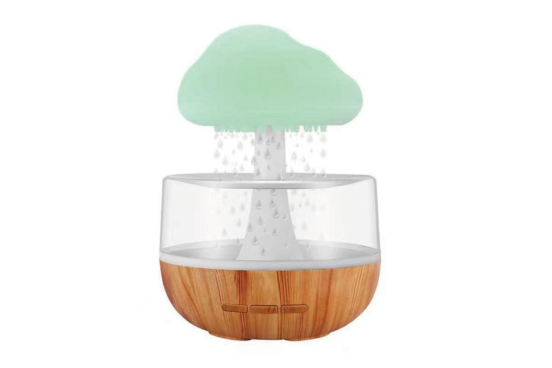 Ozstock USB Rechargeable Raincloud Humidifier with LED Lights and Rain Sound