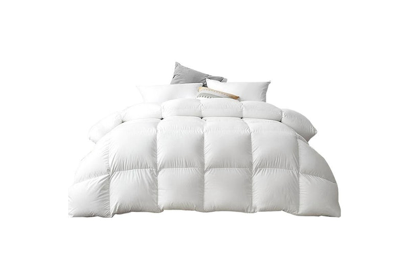 Queen Size Duck Down Feather Quilt 700GSM Blanket Duvet Cover Doona Winter White