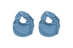 2x LVD Cotton Infant Baby Toddler Feeding Bibs S 3 Harbour 35x21cm Assorted