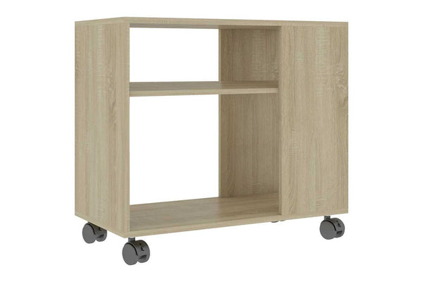 Side Table Sonoma Oak 70x35x55 cm Engineered Wood vidaXL