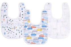 Aden + Anais: Classic Snap Bib Set - Little Big World (3 Pack)