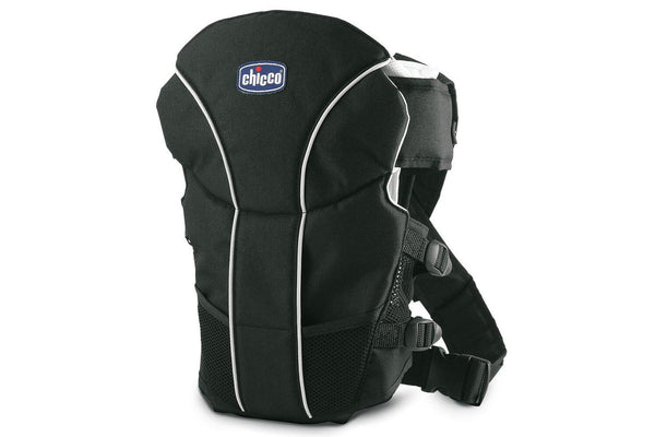 Chicco Ultrasoft Infant Newborn Baby Wrap Backpack Carrier Adjustable Strap BLK