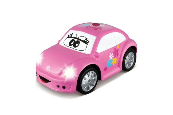BB Junior My First RC New VW Beetle Car w Sound Light Kids Toddler Toy 18m+ Pink