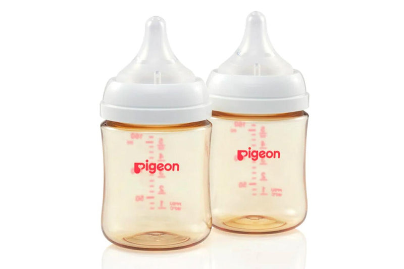 2pc Pigeon SofTouch Anti-Colic Baby Newborn Feeding Milk Bottle PPSU 160ml 0m+